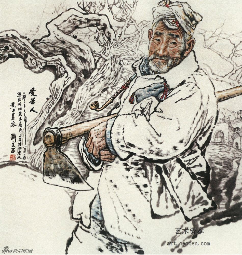 受苦人 100cm×100cm 2000年